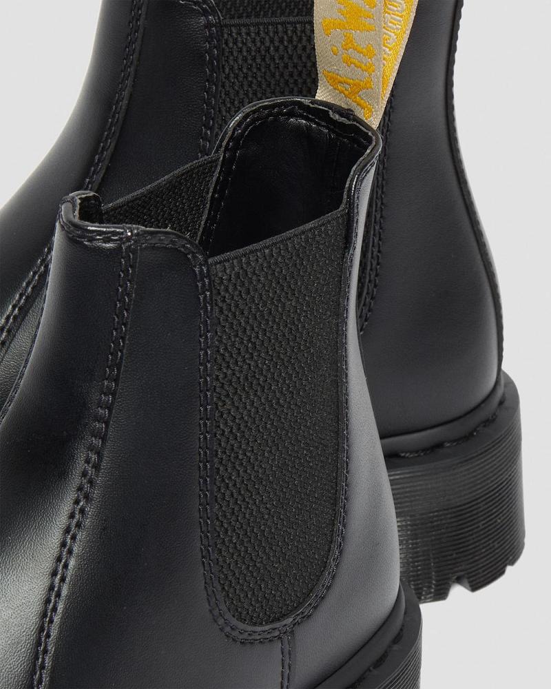 Black Women's Dr Martens Vegan 2976 Felix Platform Chelsea Boots | CA 133PJJ